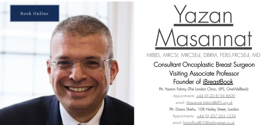 Dr. Yazan Masannat (Oncoplastic Breast Surgery and Reconstruction) 